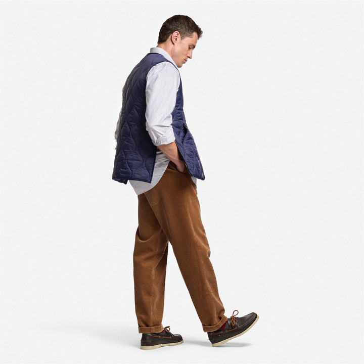 Chaleco acolchado unisex azul marino con relleno de plumón ecológico Thermore 6