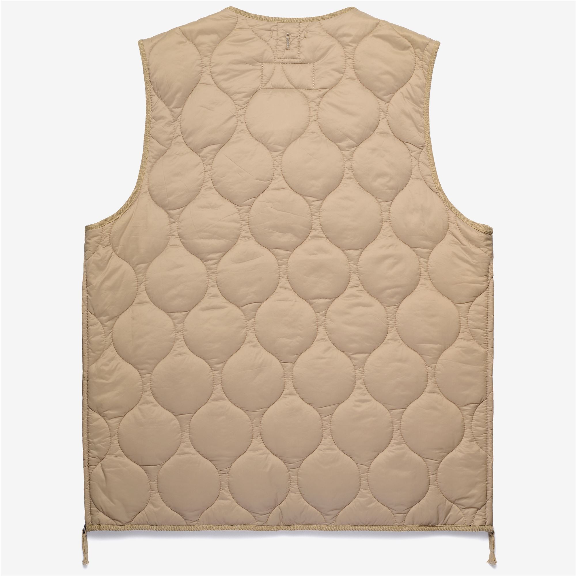 Beige unisex Quilted Vest with Recycled Padding | Sebago – Sebago.com