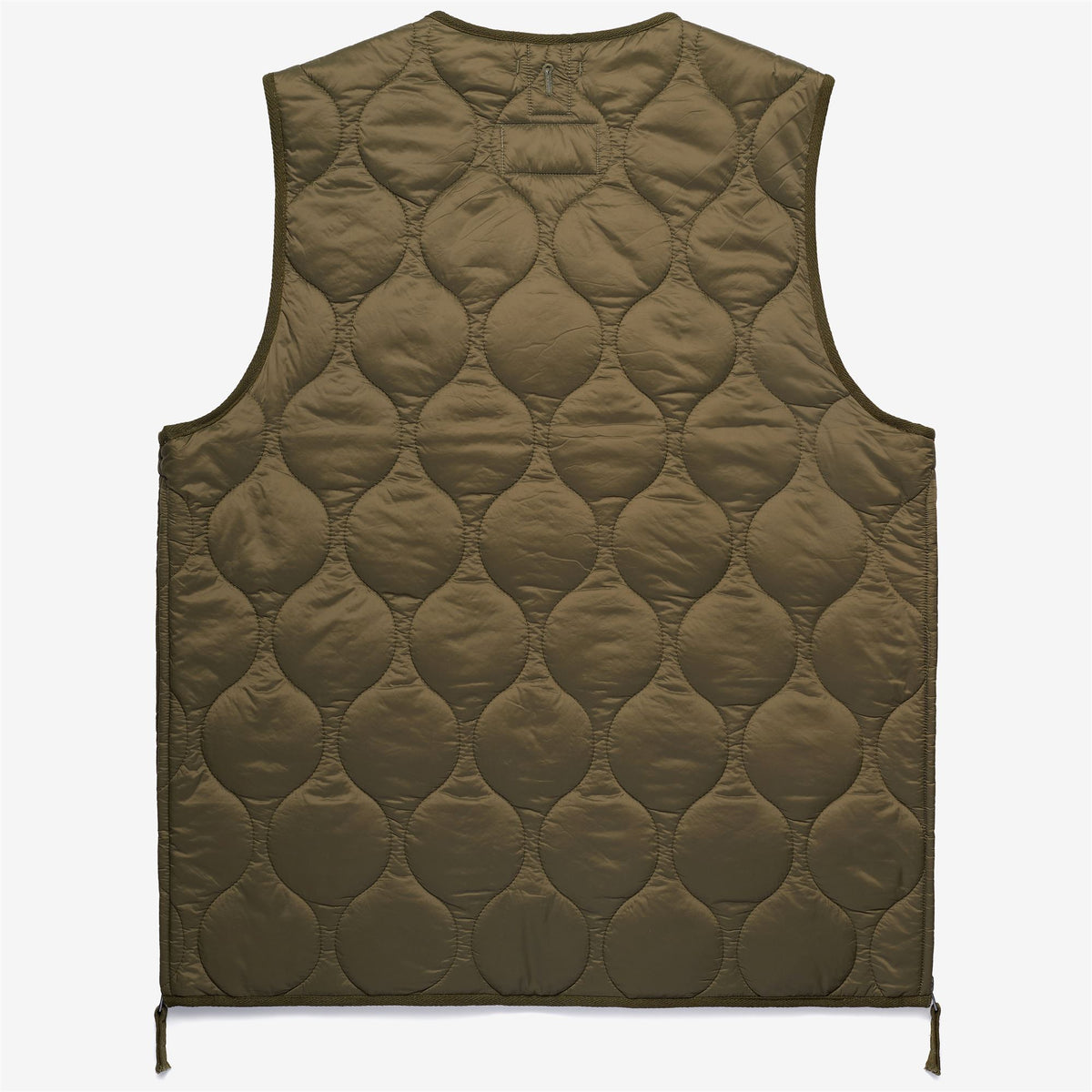 Green Unisex Quilted Vest