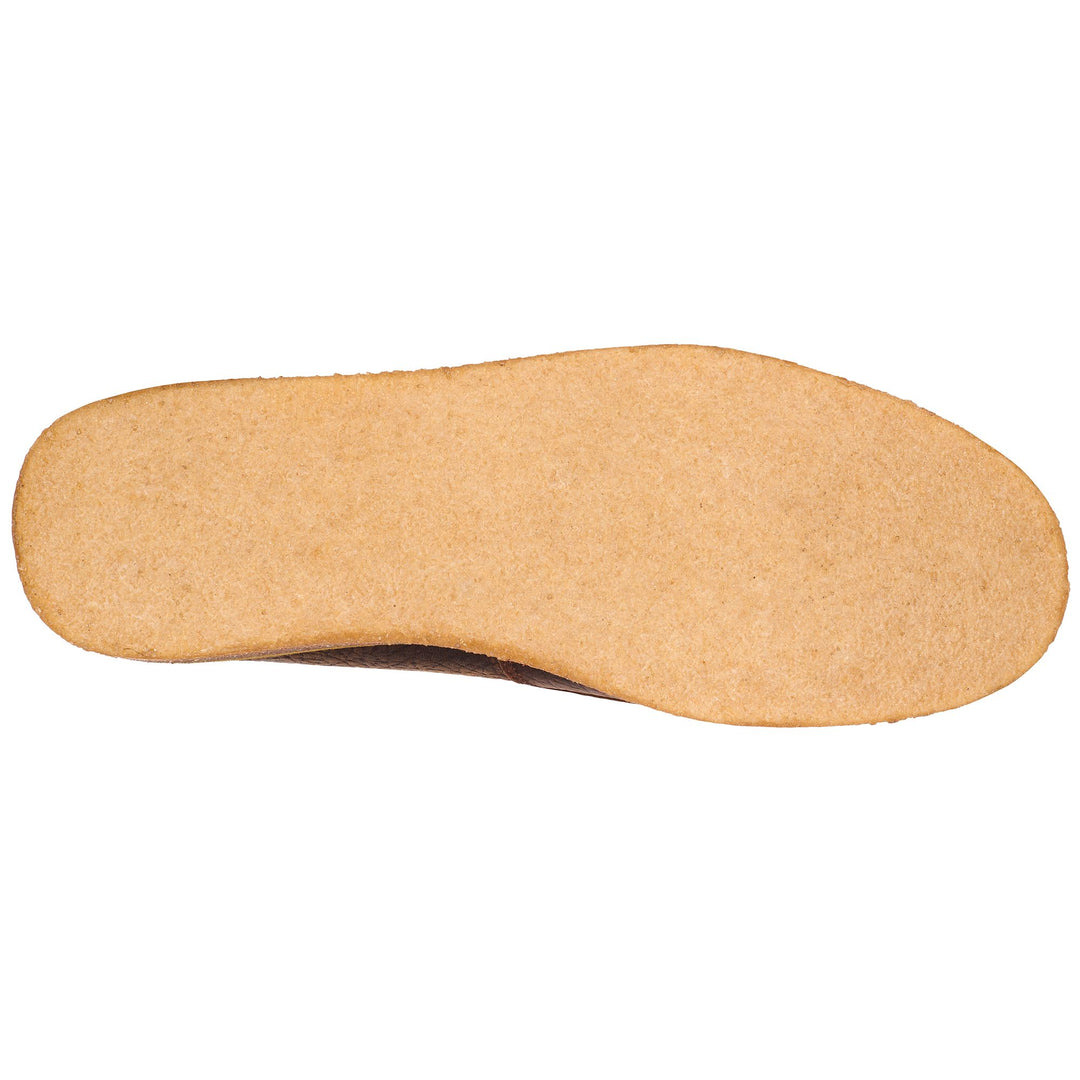 Braune Herren-Mokassinstiefel aus Leder mit niedrigem Schnitt main