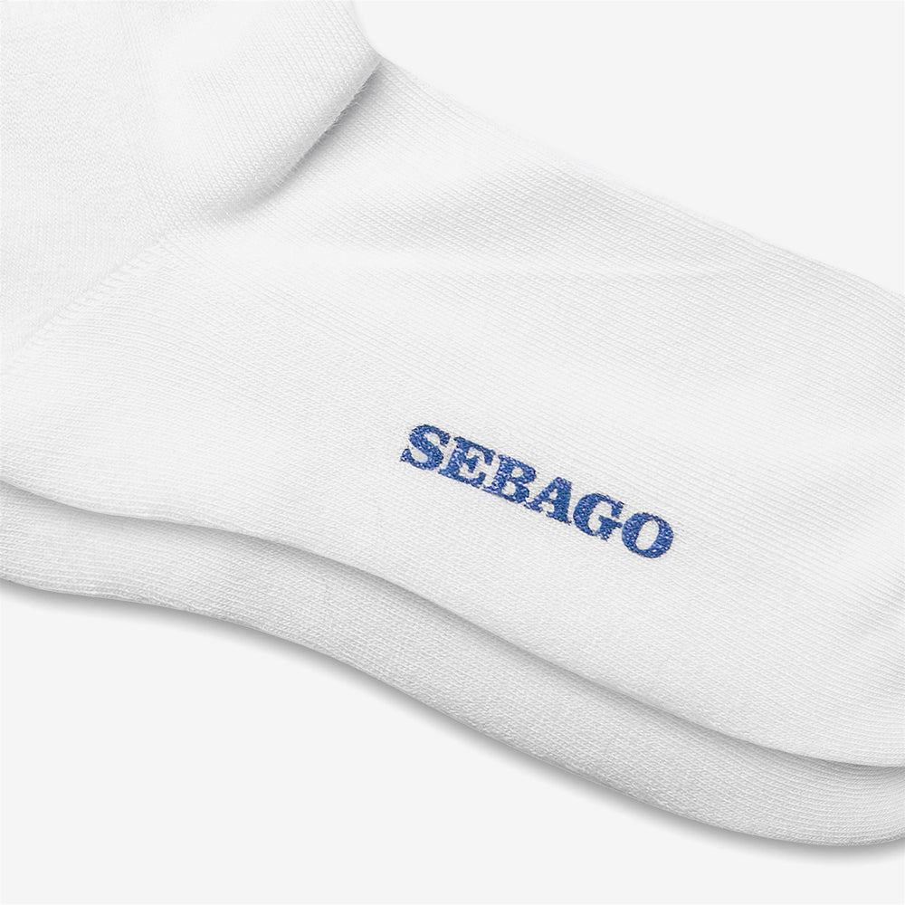 White blue red Men's Ankle Tube Cotton Socks 02