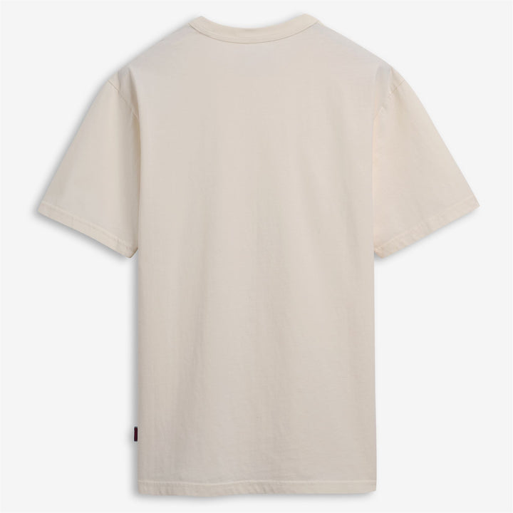 T-shirt unisexe blanc de yachting avec poche et col côtelé 2