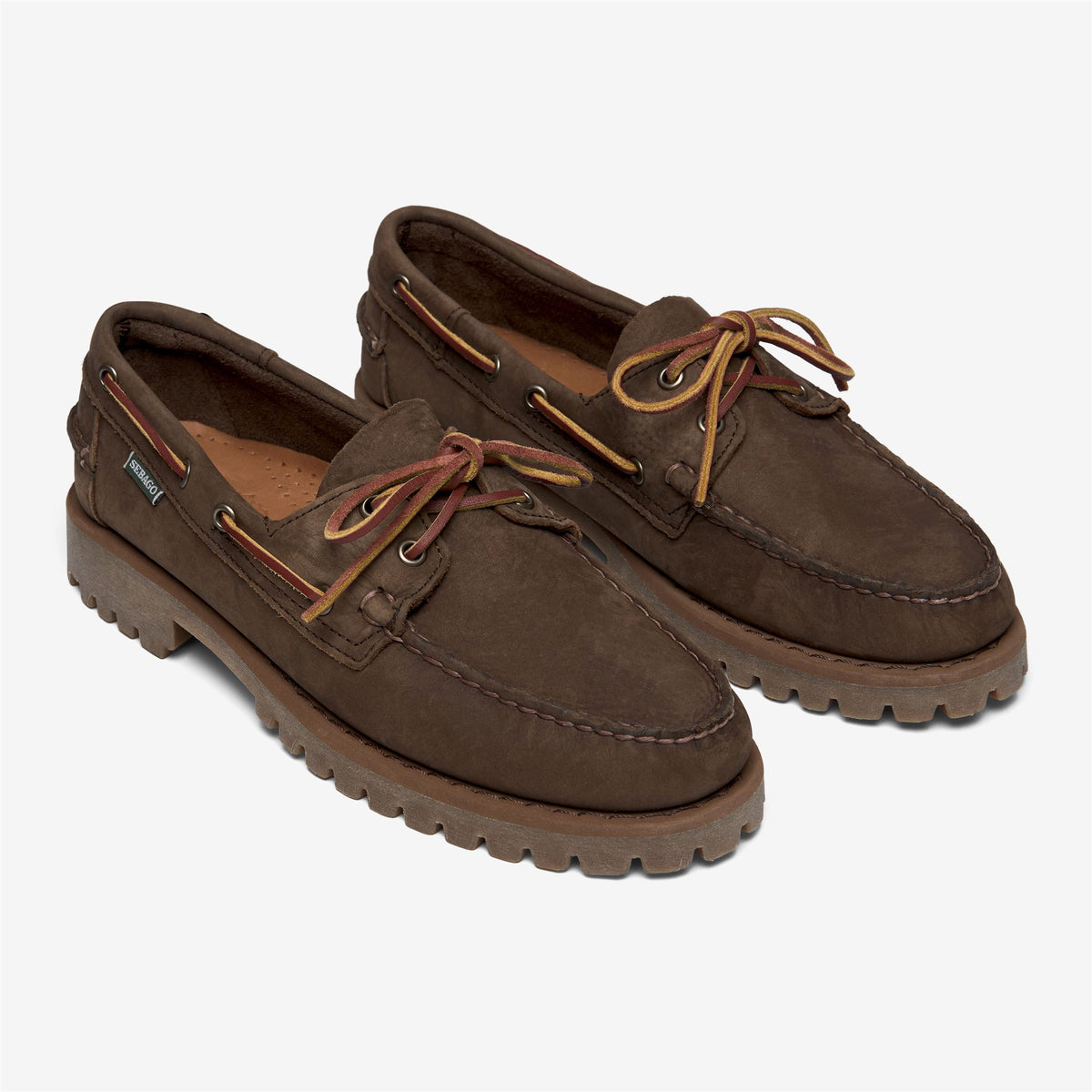 Brown Men's Nubuck Boat Shoe