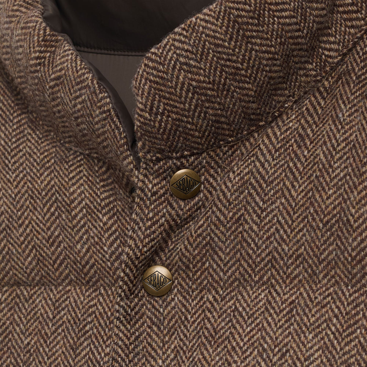 Beige Unisex Wool Reversible Gilet