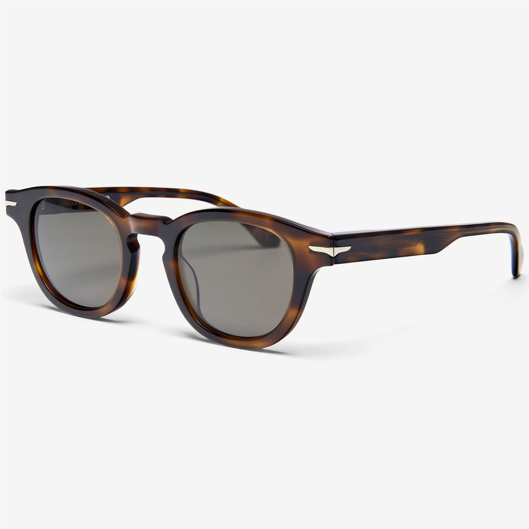Occhiali da sole funzionali unisex color avana rosso 01
