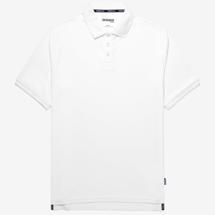 Polo Unisex da Vela Grigia e Bianca con Tessuto Tecnico Elasticizzato 1