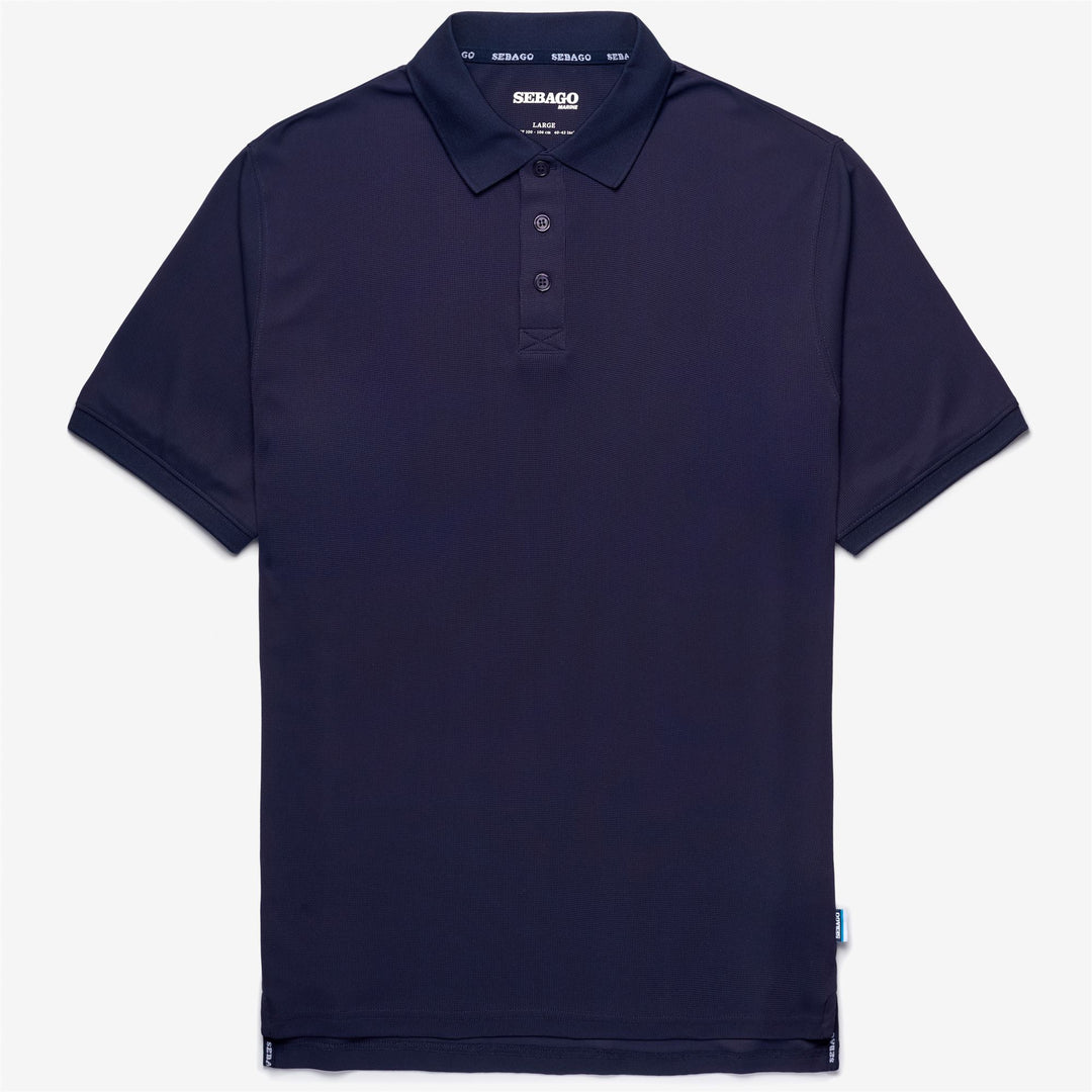 Polo Nautica Unisex Blu Marino con Tessuto Tecnico Elasticizzato 01