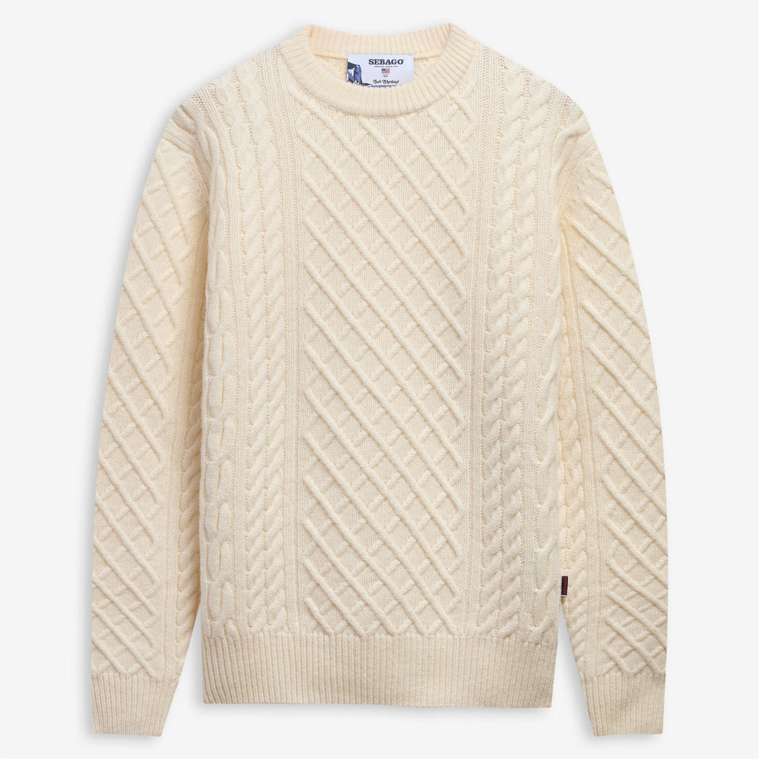 FLEMISH IRISH - Strickwaren - Pullover - Unisex - White Antique 01