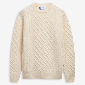 FLEMISH IRISH - Knitwear - Jumper - Unisex - White Antique