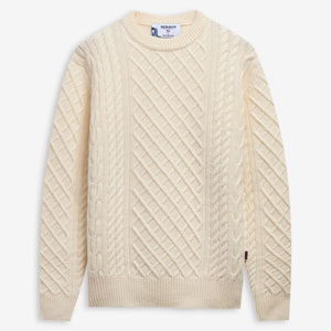 FLEMISH IRISH - Knitwear - Jumper - Unisex - White Antique