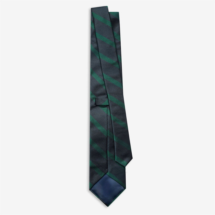 Blue Men's Silk Regimental Tie for Elegant and Casual Looks 2