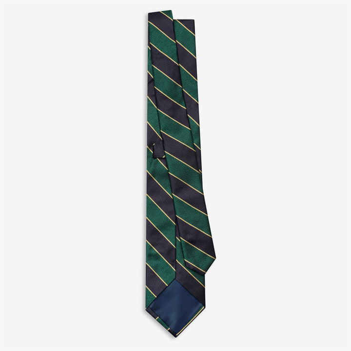 Blue Men's Silk Regimental Tie for Leisure and Formal Occasions 2