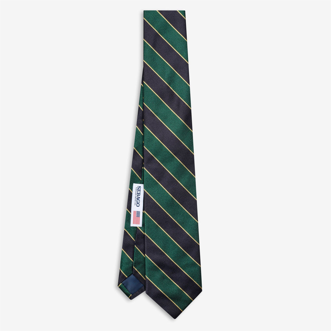 Corbata de seda azul estilo regimiento para hombre, ideal para ocasiones formales y de ocio. 01