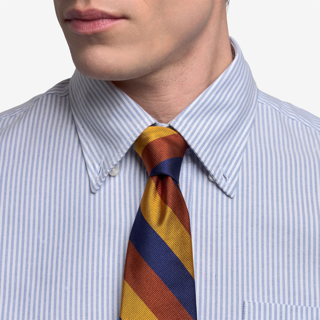Red Men's Silk Regimental Tie for Leisure and Formal Wear main