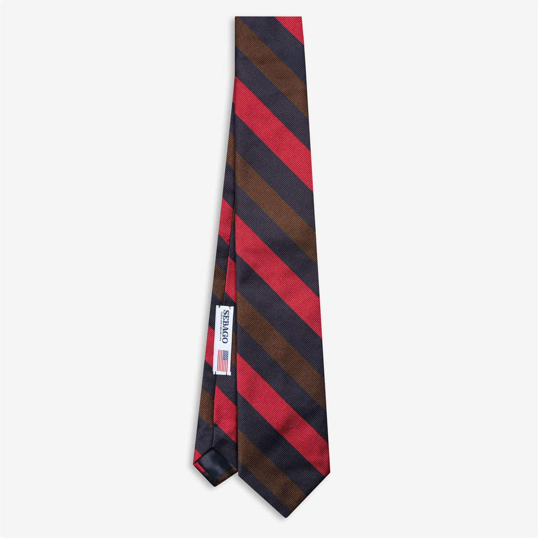 Corbata de seda azul estilo regimiento para hombre, ideal para el tiempo libre. 01