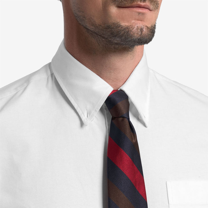 Blue Men's Silk Regimental Tie for Leisure Fashion 4