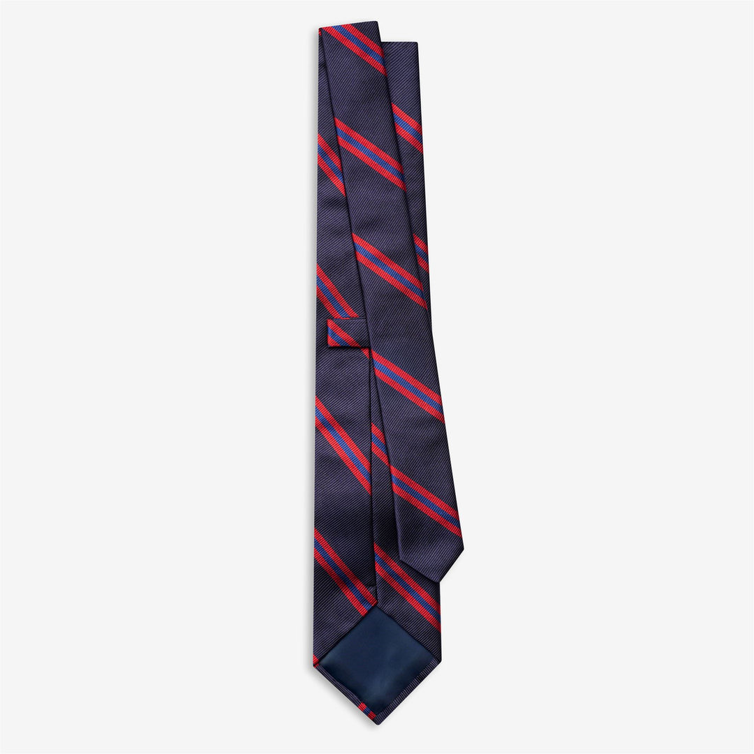 Blue Men's Regimental Tie with Diagonal Stripes main