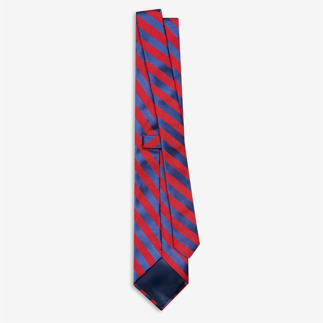 Royal blue and red Men's Silk Regimental Tie main