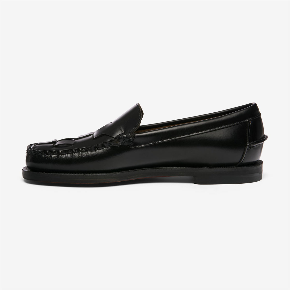 Black Women's Leather Loafer