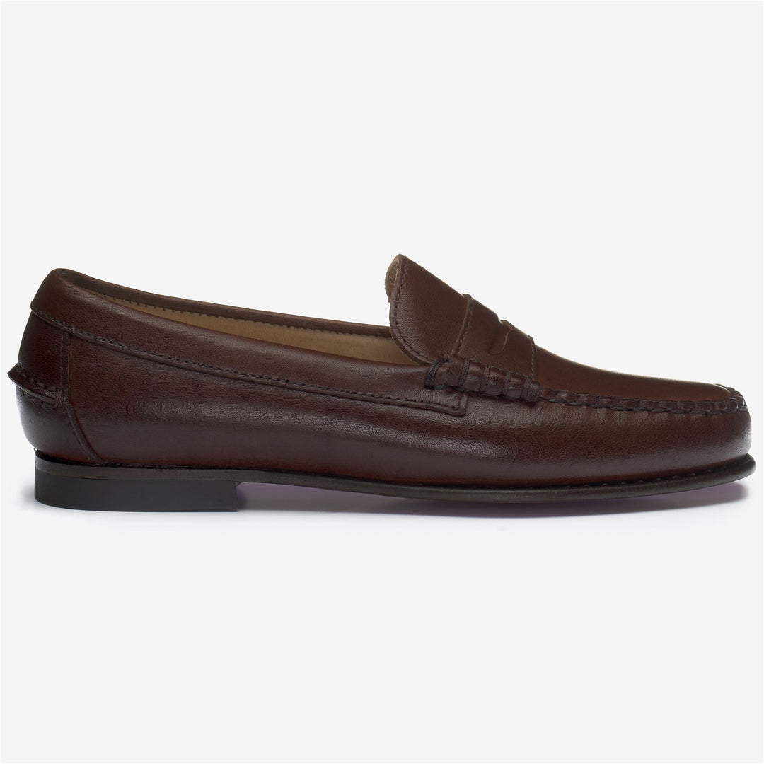 Dark Brown Women's Casual Leather Moccasin Slip-On 01