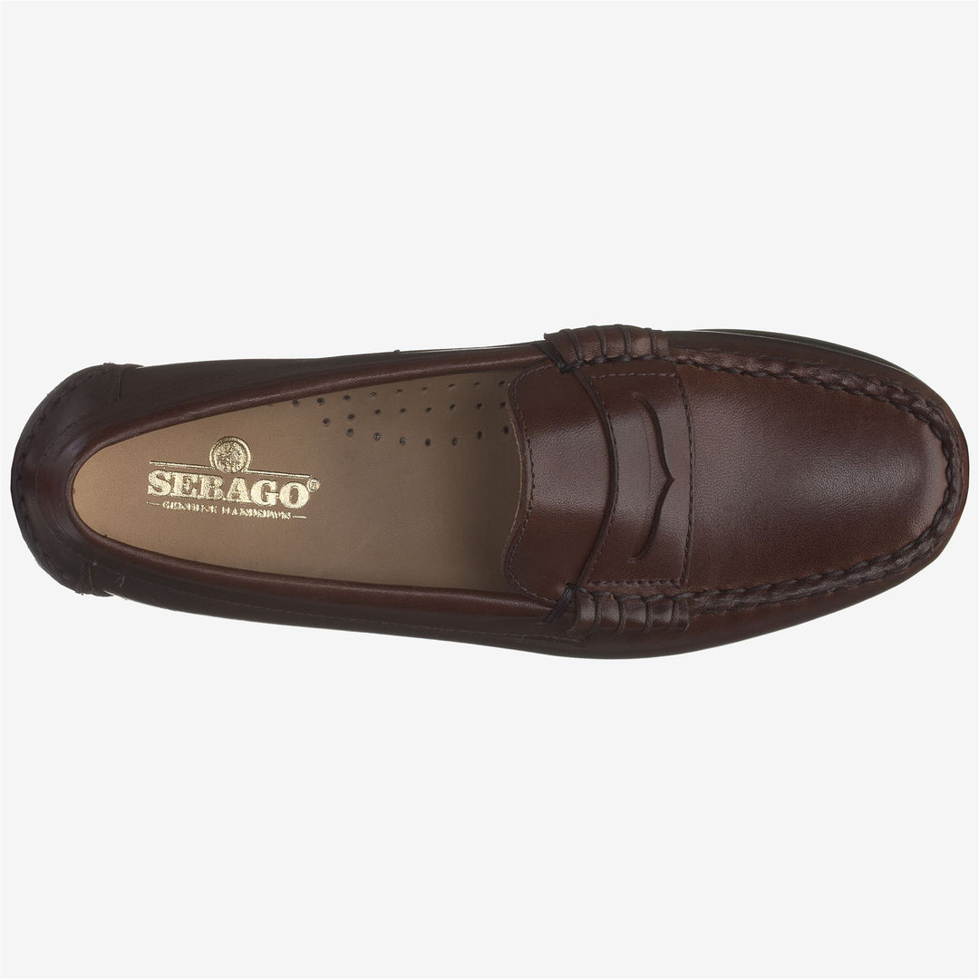 Mocassino in pelle scamosciata, marrone scuro | Max Mara Mocassino in pelle scamosciata, marrone scuro | Max Mara