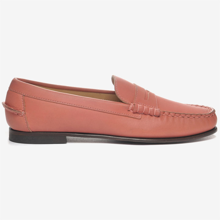 Chiffon Rot Damen Leder Mokassin Slip-On Schuhe 1