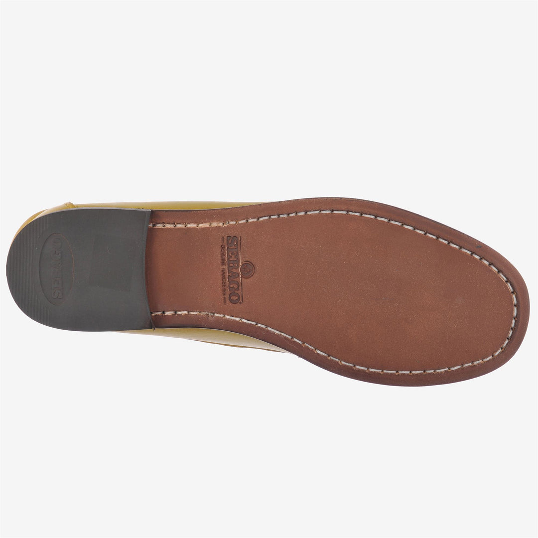 Mimosa Yellow Women's Casual Leather Moccasin Slip-Ons main