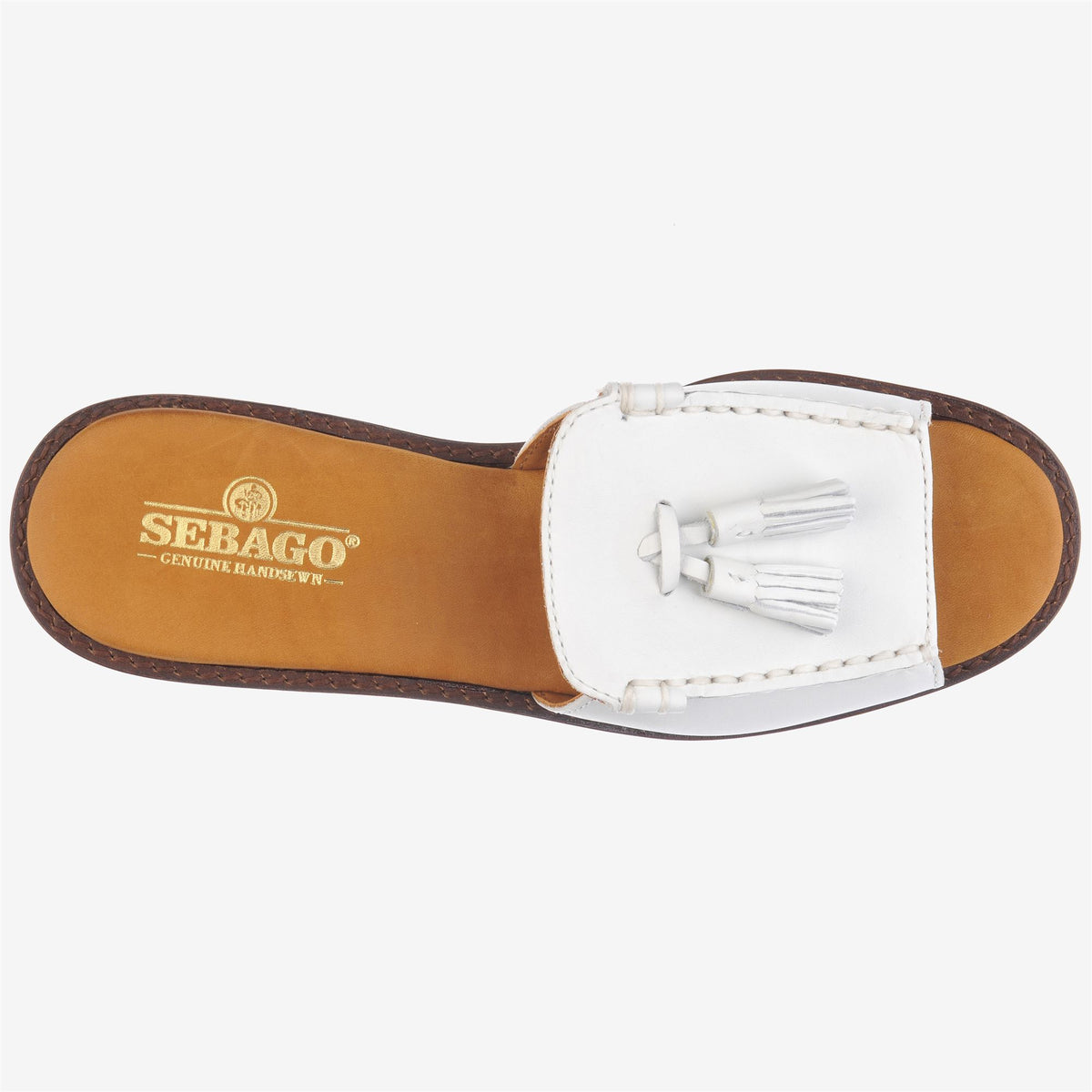 White Women's Leather Sandal