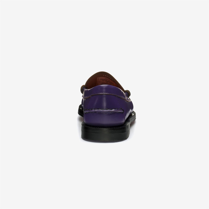 Lila Damen Leder Mokassin Loafer fürs Business 5