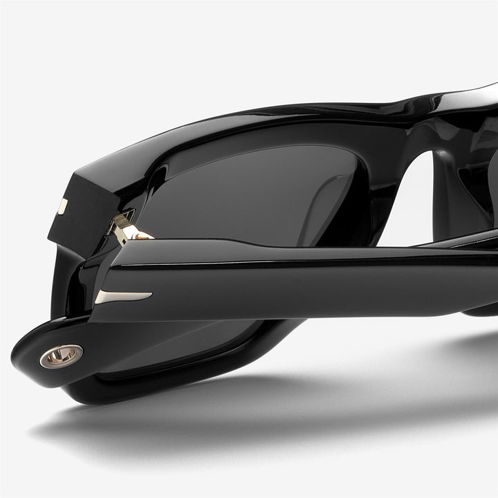 Occhiali da Sole Funzionali Unisex Neri con Design Quadrato Classico 5