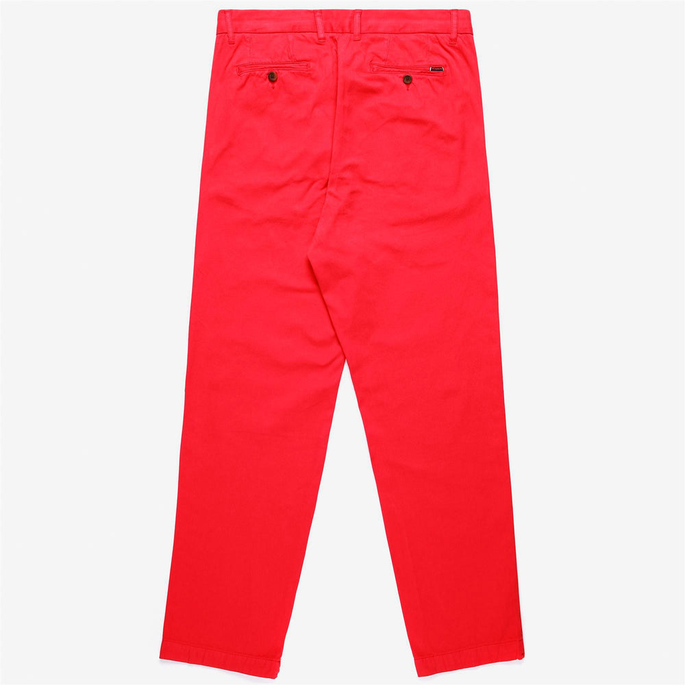 Fuchsia Red Men's Smart-Casual Chino Pants for Yachting 02