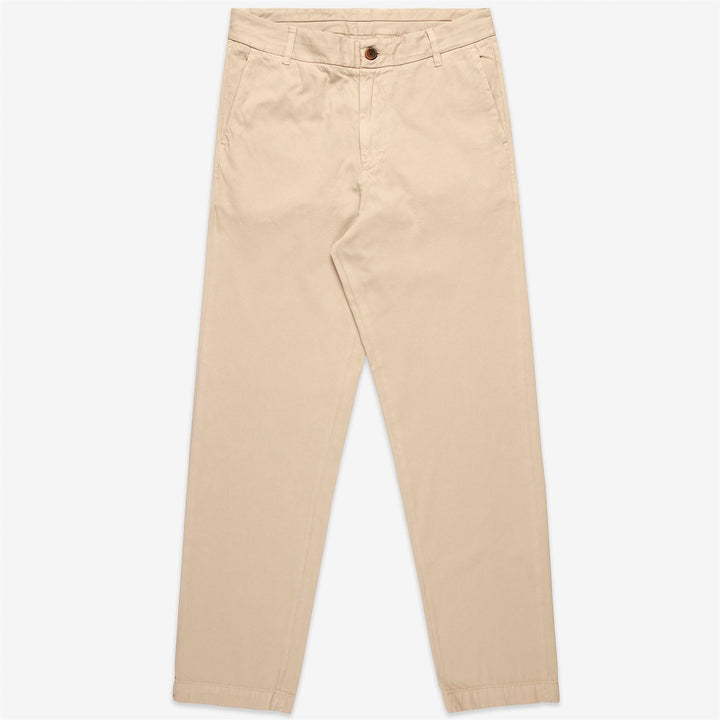 Pantaloni Chino Uomo Smart-Casual Beige Giallo per Yachting 1