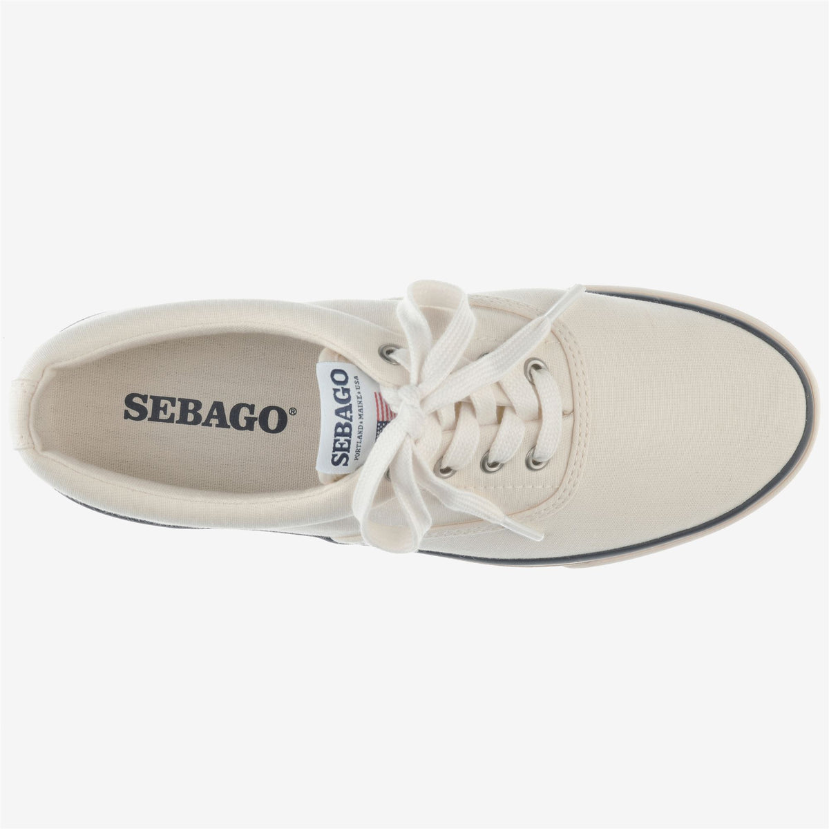 Basket en toile beige unisexe