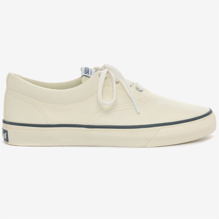 Ecru Yellow Unisex Low Cut Yachting Sneakers 1