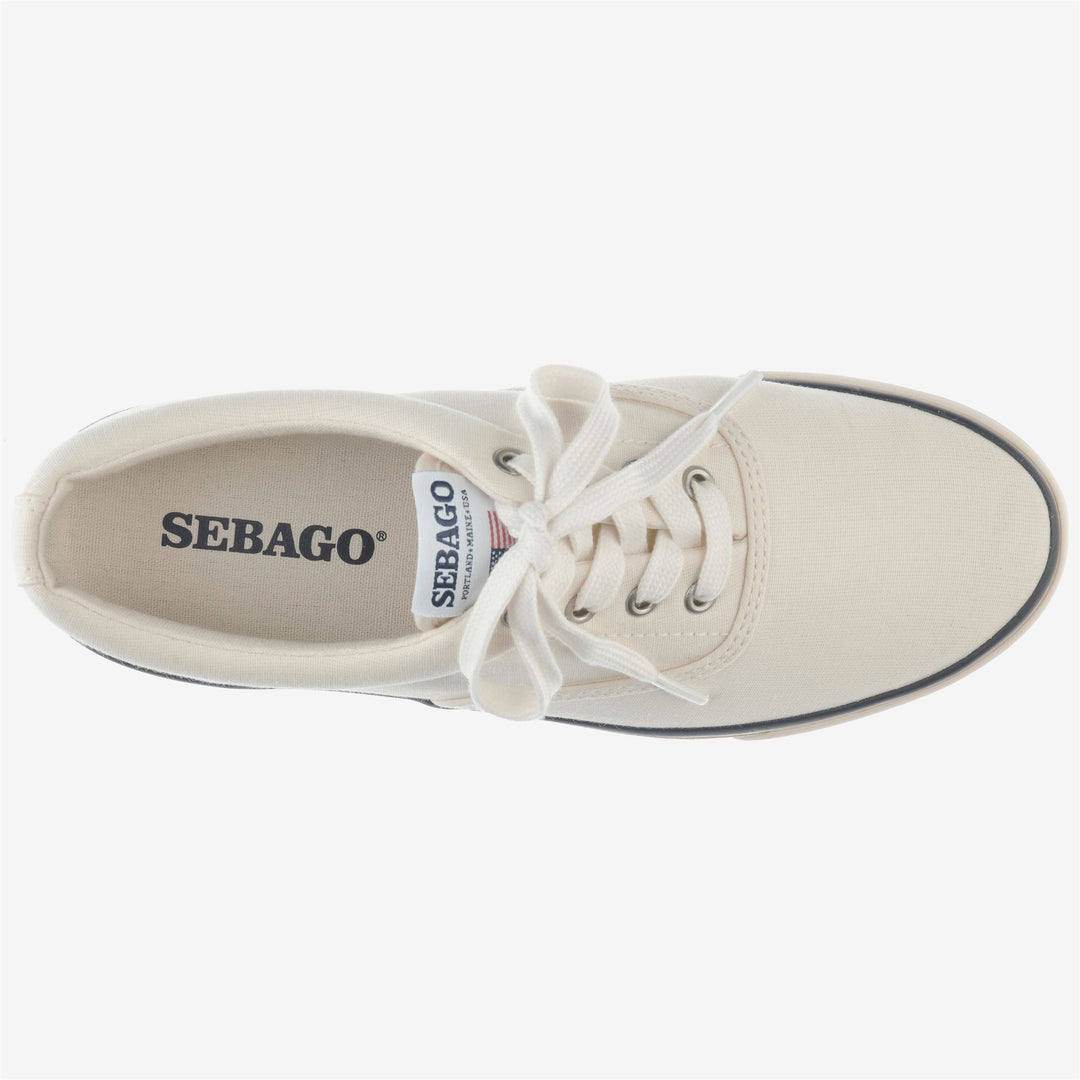 Ecru Yellow Unisex Low Cut Yachting Sneakers main