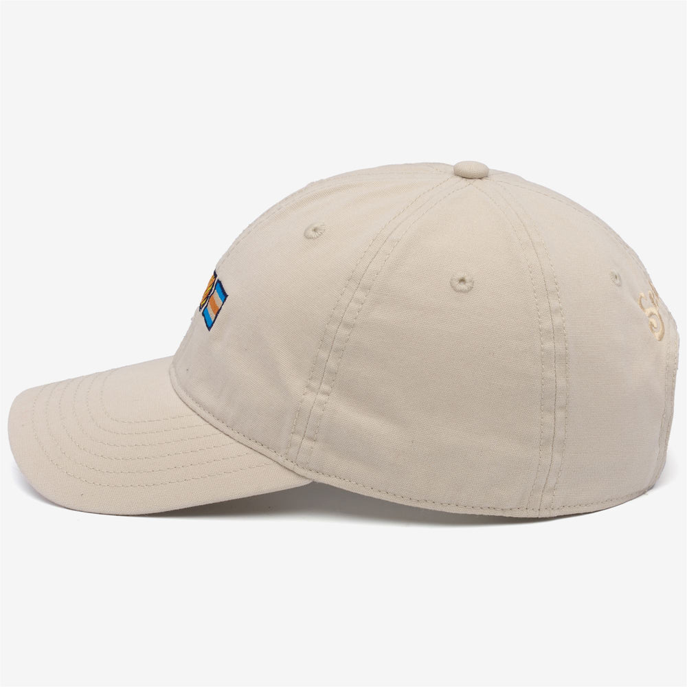Cappellino da baseball unisex beige Connor Canvas con cinturino regolabile 02