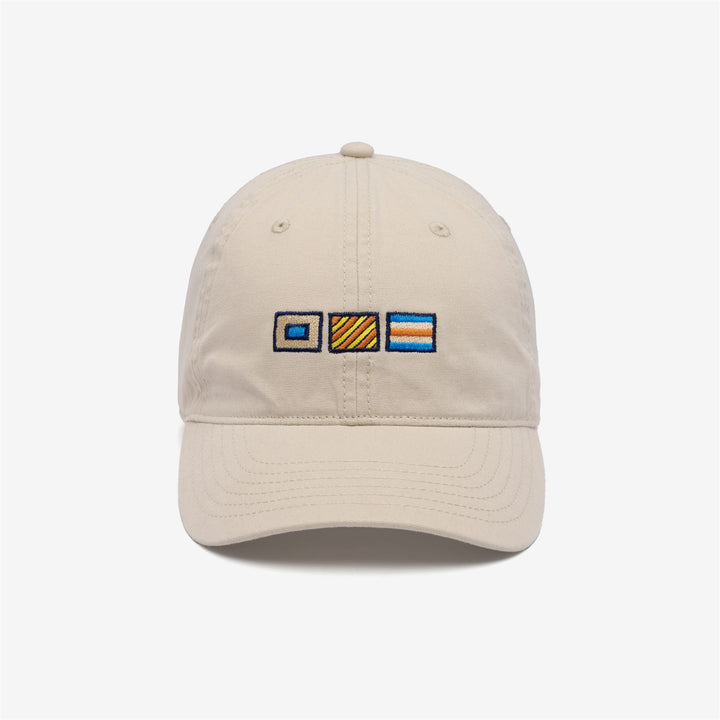 Beige unisex Connor Canvas Baseball Cap with Adjustable Strap 1