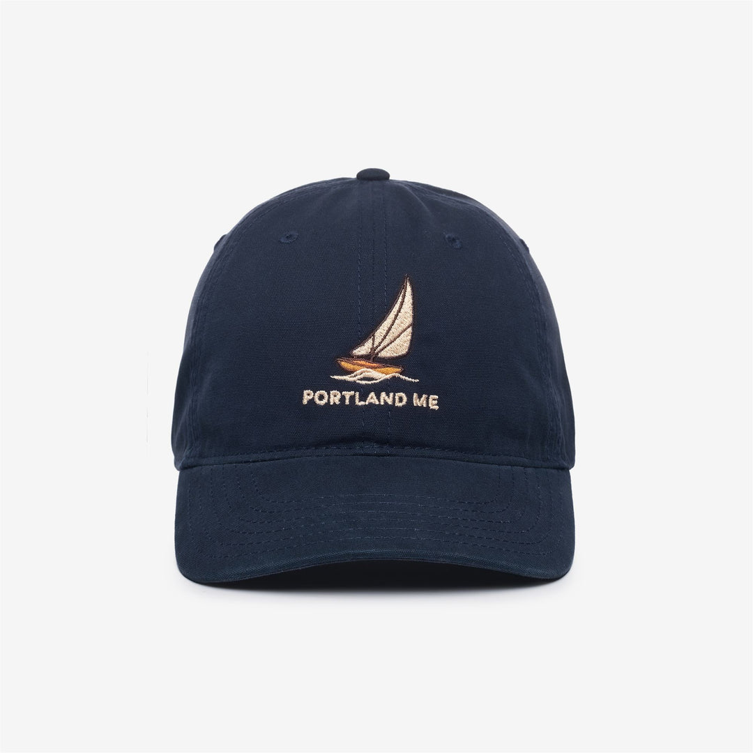 Navy Blue Unisex Cotton Leisure Baseball Cap main