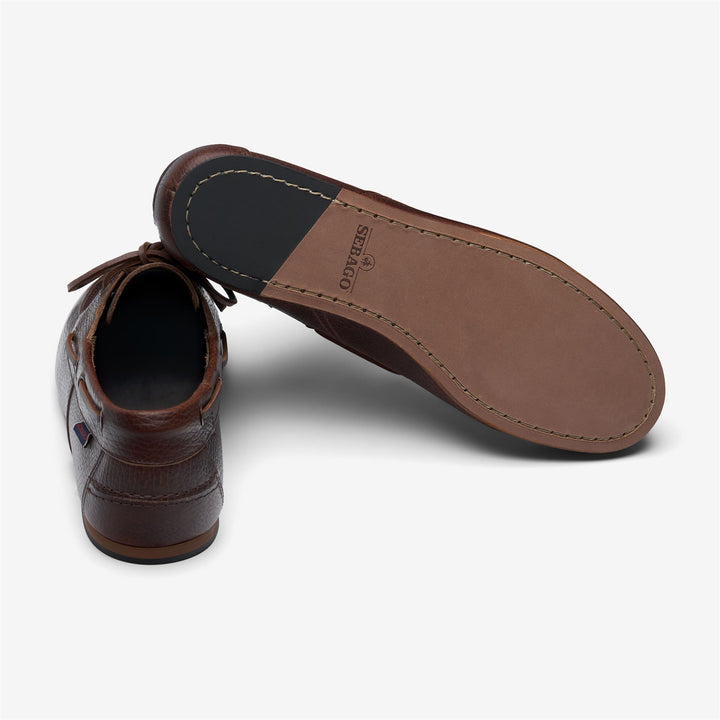Brown Men's Yachting Moccasin Boat Shoes 4