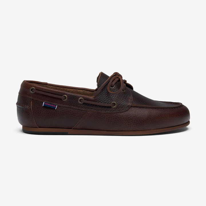 Brown Men's Yachting Moccasin Boat Shoes 1