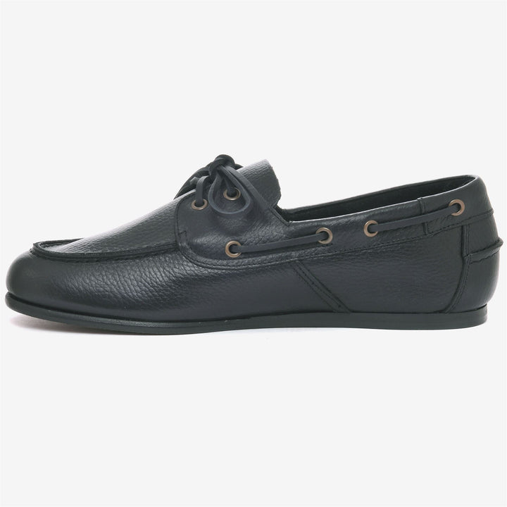 OWEN TUMBLED - Docksides - Mocassin - Man - BLACK 3