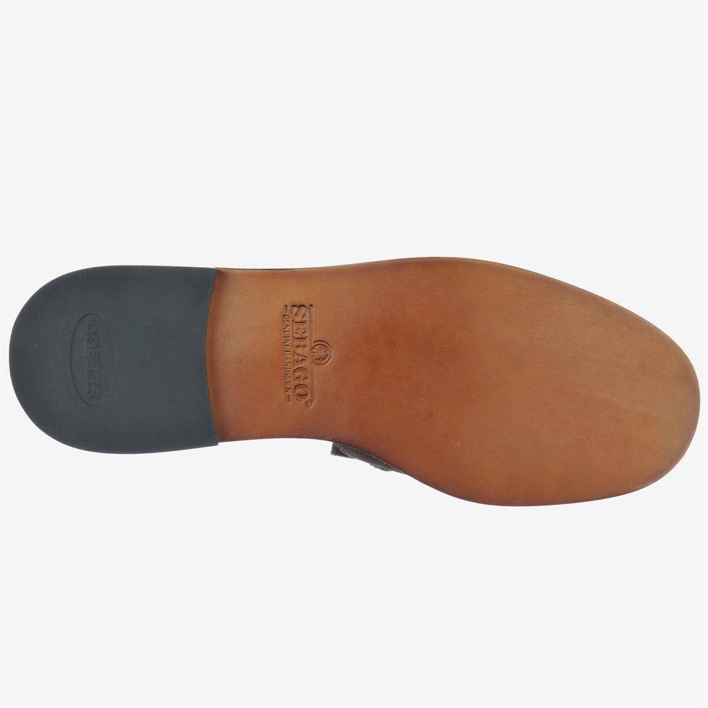 Brown Women's Slip On Sandals with Fringe Detail 02