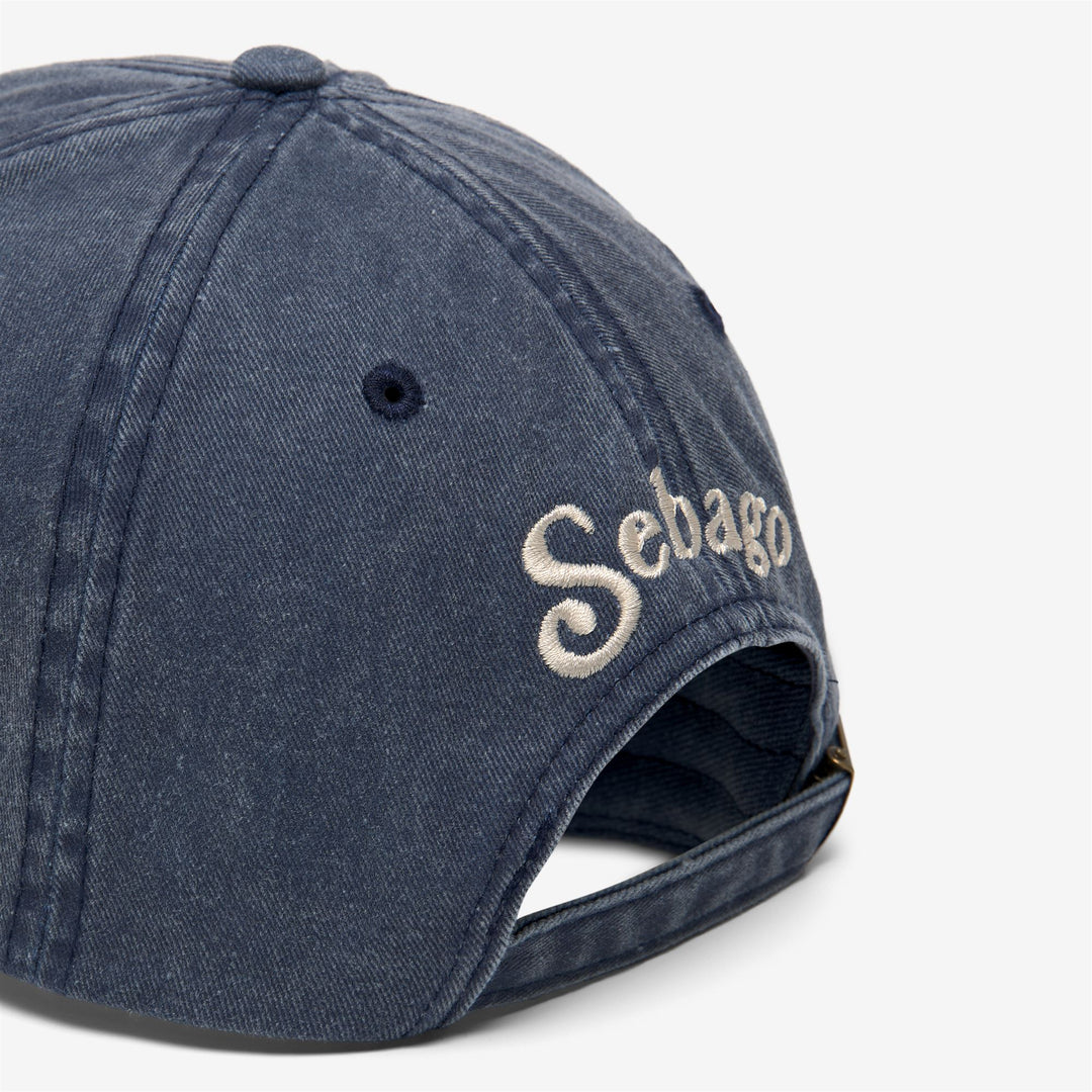 Blue unisex cotton baseball cap for leisure and outdoor adventures main