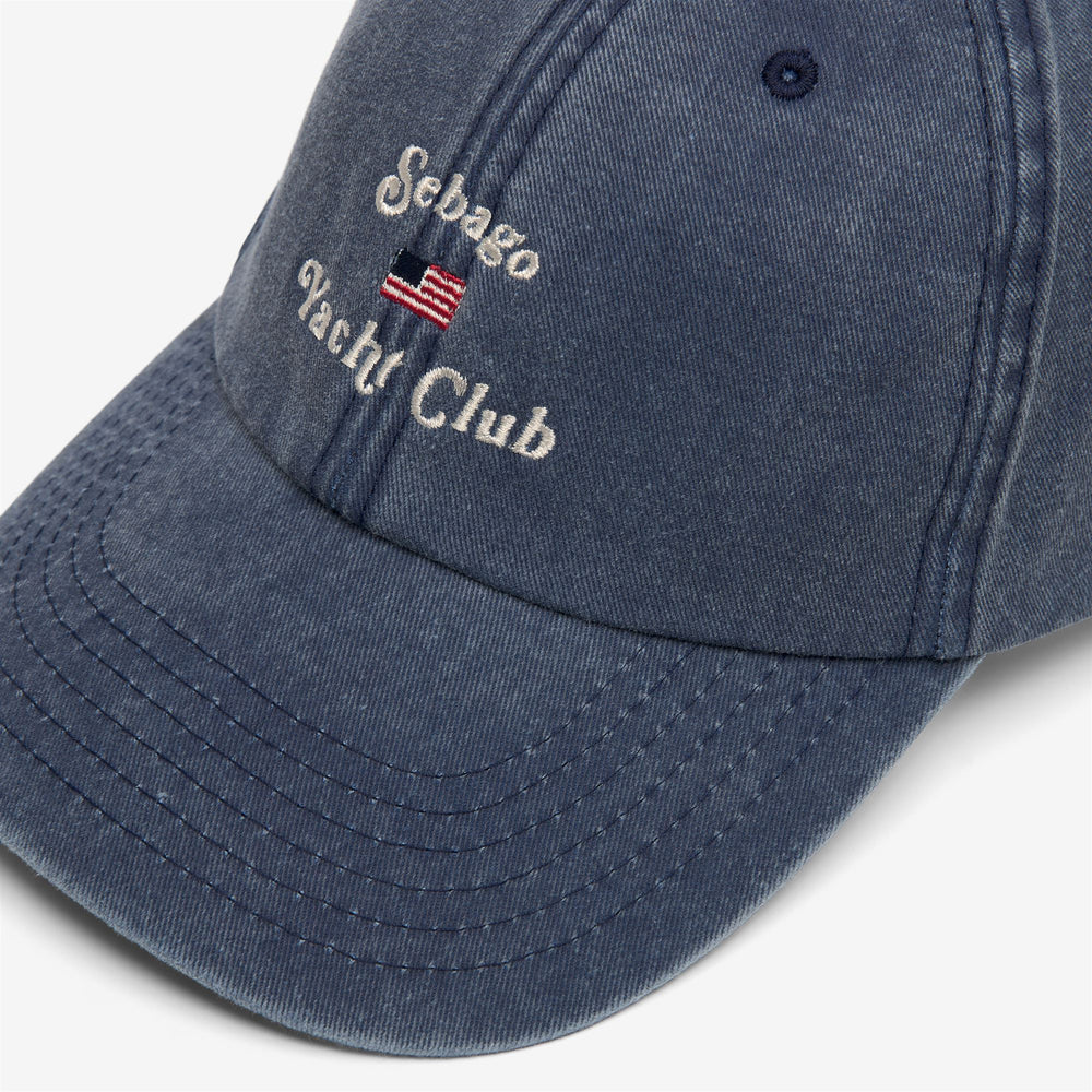 Blue unisex cotton baseball cap for leisure and outdoor adventures 02