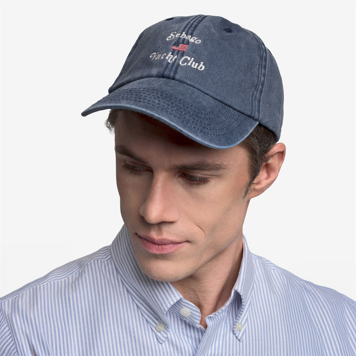 Blue unisex cotton baseball cap for leisure and outdoor adventures 4