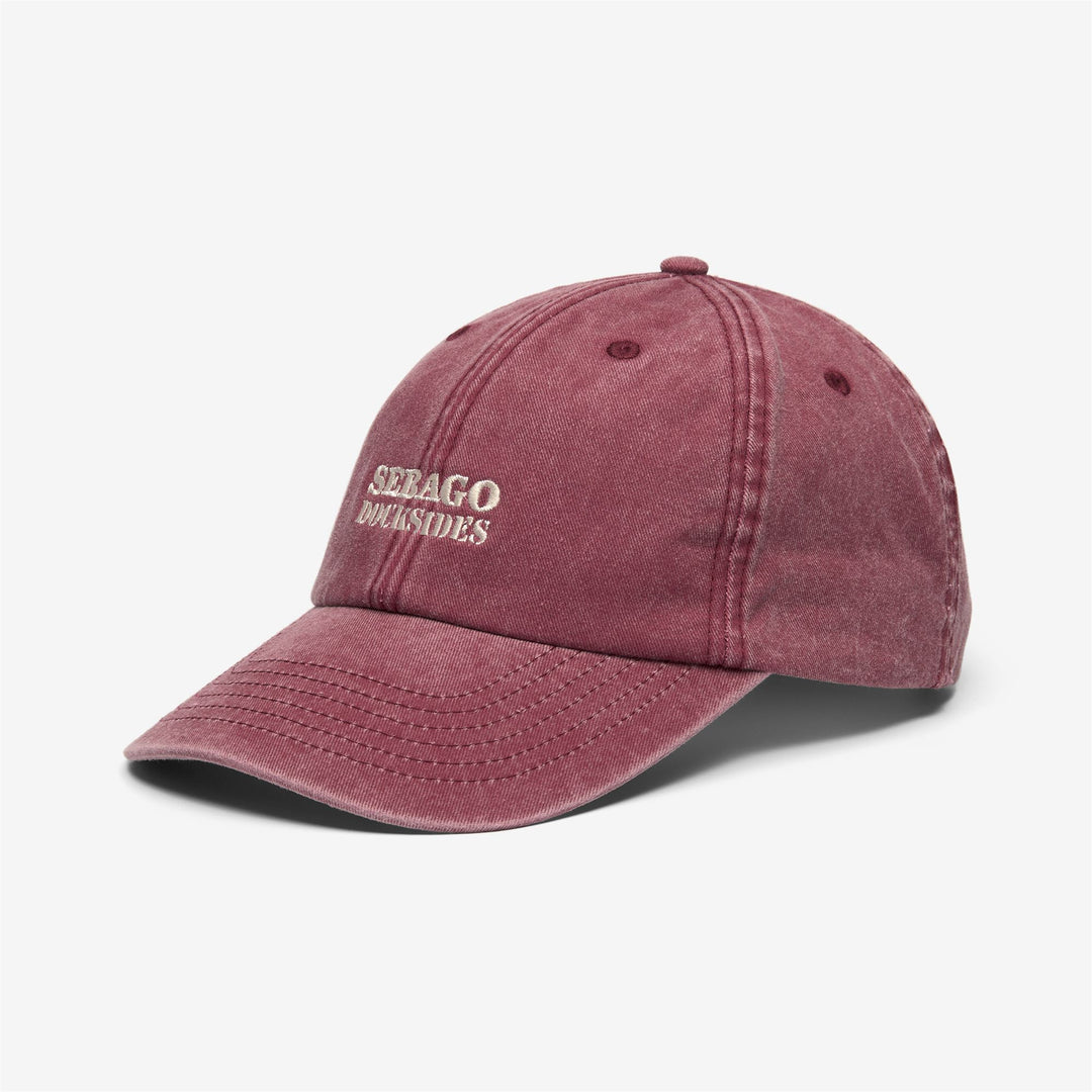 Gorra de béisbol unisex de algodón rojo para uso informal 01