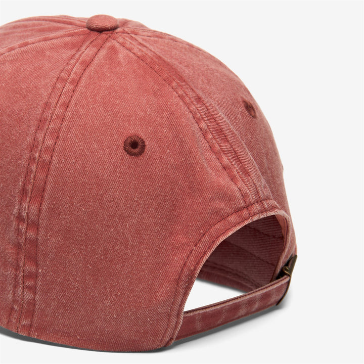 Orange unisex casual cotton baseball cap with adjustable strap 3