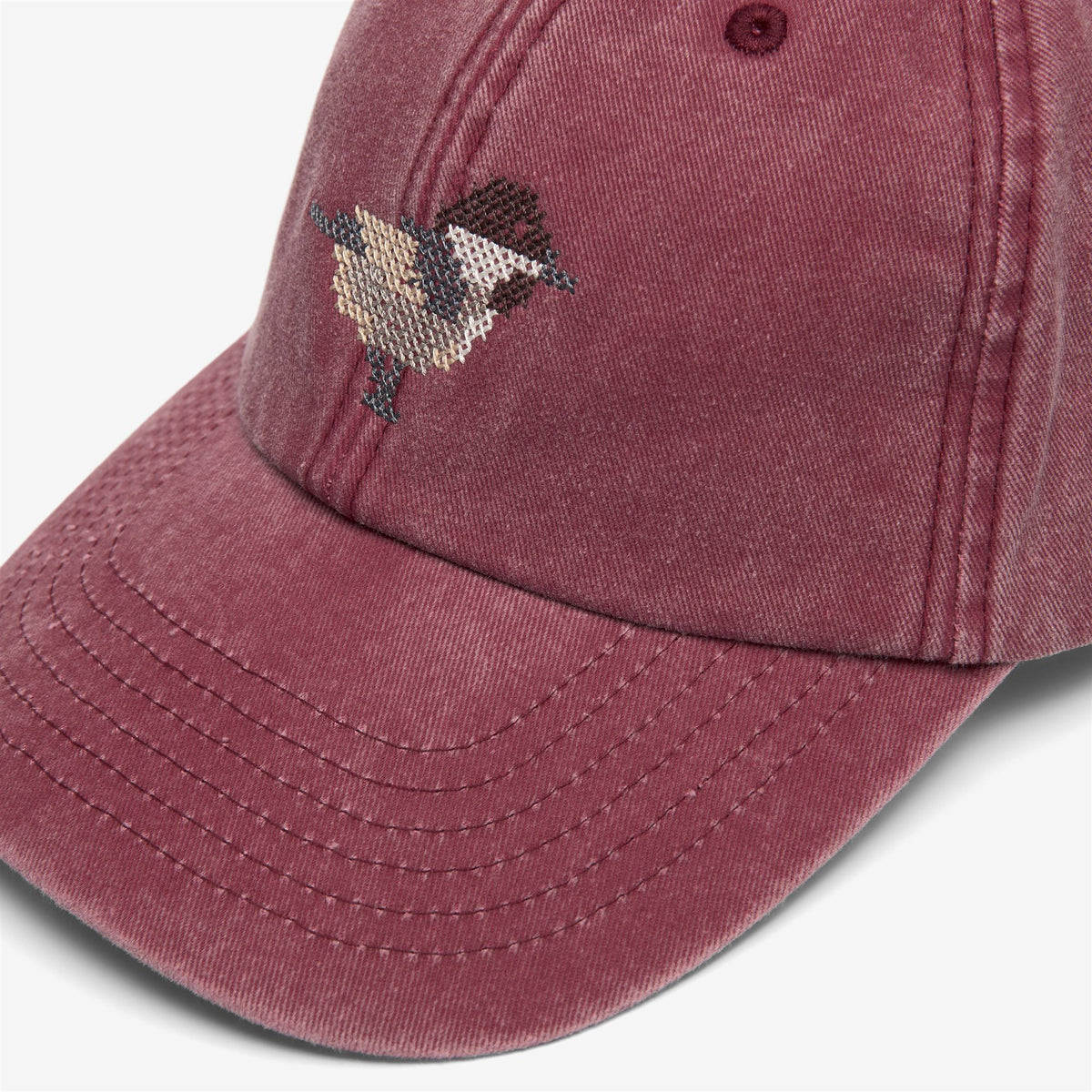 Gorra de béisbol de algodón rojo unisex