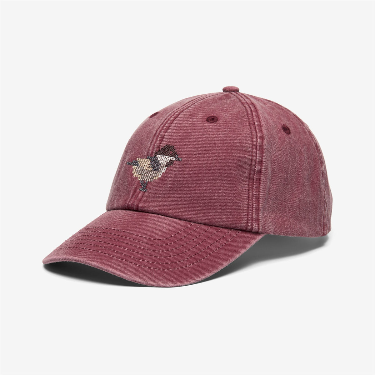 Gorra de béisbol de algodón rojo unisex