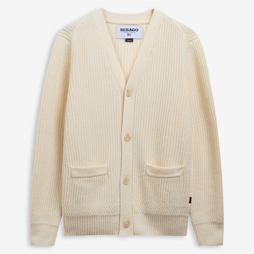 CHANDLER - Strickwaren - Cardigan - Unisex - White Antique 01